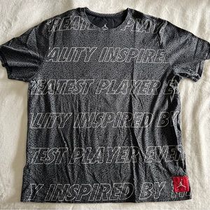 Men's Nike Air Jordan Elephant All-Over Print T-Shirt X-Large Used lightly